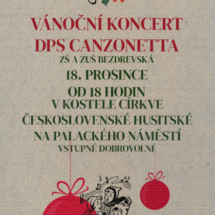 Canzonetta plakát - Vánoční koncert