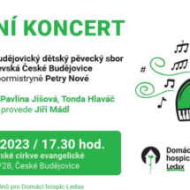 Plakát Benefiční koncert pro Domácí hospic Ledax